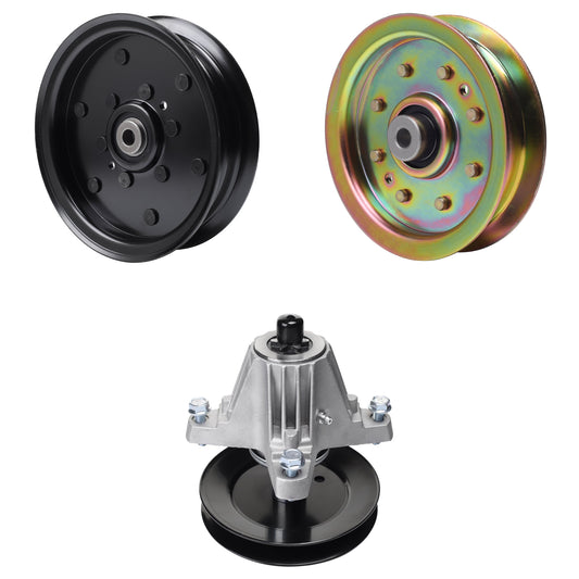 UDC Parts Mower Kit / Pulley 756-04511B + Pulley 956-04129 + Spindle 618-06978 / Fits Cub Cadet RZT-L54 RZT-S54 MOWER PARTS - UDC Parts Mower Kit / Pulley 756-04511B + Pulley 956-04129 + Spindle 618-06978 / Fits Cub Cadet RZT-L54 RZT-S54