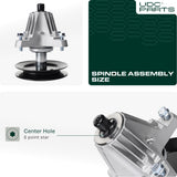 UDC Parts 618-06980 Spindle Assembly / 50 inch deck / for MTD Troy Bilt 918-06980 Cub Cadet RZT-L50 S50KH LX50 S50  UDC Parts 618-06980 Spindle Assembly / 50 inch deck / for MTD Troy Bilt 918-06980 Cub Cadet RZT-L50 S50KH LX50 S50