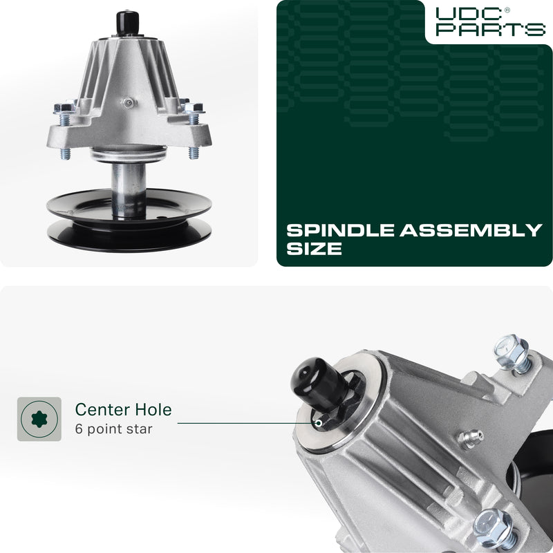 UDC Parts 618-06980 Spindle Assembly / 50 inch deck / for MTD Troy Bilt 918-06980 Cub Cadet RZT-L50 S50KH LX50 S50  UDC Parts 618-06980 Spindle Assembly / 50 inch deck / for MTD Troy Bilt 918-06980 Cub Cadet RZT-L50 S50KH LX50 S50