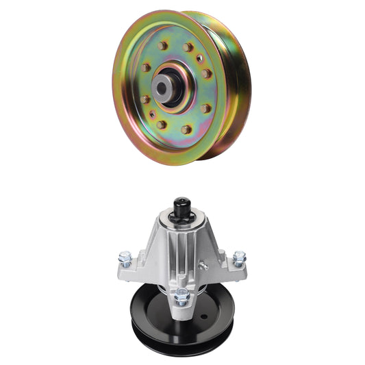 UDC Parts Mower Kit / Pulley 956-04129 + Spindle 618-06980 / Fits Cub Cadet RZT-L50 RZT-S50 MOWER PARTS - UDC Parts Mower Kit / Pulley 956-04129 + Spindle 618-06980 / Fits Cub Cadet RZT-L50 RZT-S50