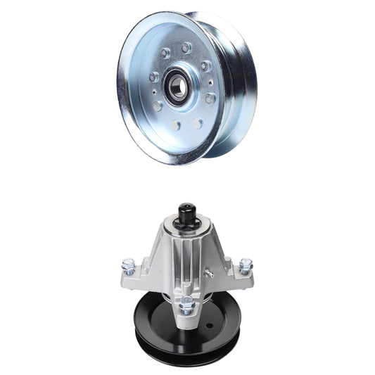 UDC Parts Mower Kit / Pulley GY20629 + Spindle 618-06980 / Fits Troy-Bilt Mustang 50 XP Mustang XP 50 Mustang XP 50 FAB Mustang Z50 Super Bronco 50 MOWER PARTS - UDC Parts Mower Kit / Pulley GY20629 + Spindle 618-06980 / Fits Troy-Bilt Mustang 50 XP Mustang XP 50 Mustang XP 50 FAB Mustang Z50 Super Bronco 50