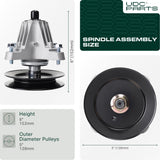 UDC Parts 618-06981 Spindle Assembly / 50 inch deck / for MTD 918-06981 Cub Cadet Columbia Troy Bilt XT1-LT50 XT2-LX50 TB2350 MOWER PARTS -  UDC Parts 618-06981 Spindle Assembly / 50 inch deck / for MTD 918-06981 Cub Cadet Columbia Troy Bilt XT1-LT50 XT2-LX50 TB2350