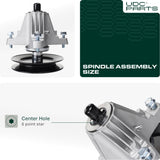 UDC Parts 618-06981 Spindle Assembly / 50 inch deck / for MTD 918-06981 Cub Cadet Columbia Troy Bilt XT1-LT50 XT2-LX50 TB2350 MOWER PARTS -  UDC Parts 618-06981 Spindle Assembly / 50 inch deck / for MTD 918-06981 Cub Cadet Columbia Troy Bilt XT1-LT50 XT2-LX50 TB2350