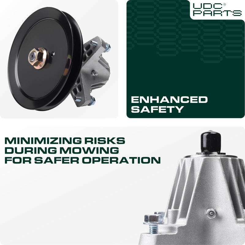 UDC Parts 618-06989 Spindle Assembly / 46 inch deck/ for MTD Troy-Bilt 918-06989 T1500 T1600 LT 4600 CLT46CVT  UDC Parts 618-06989 Spindle Assembly / 46 inch deck/ for MTD Troy-Bilt 918-06989 T1500 T1600 LT 4600 CLT46CVT