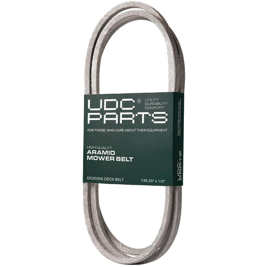 GX20305, GY20571 Mower Deck Belt Replacement for John Deere L130, L120 & More | 48-in Deck | Aramid Cord