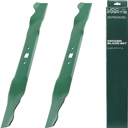 942-0741A Mower Blades 21 Inch Replacement for Troy Bilt TB130 TB240 TB160 TB115 TB230 Craftsman M230 M250 Cub Cadet Yard Machines 742-0741 742-0741A 942-0741 CMXGZAM100067 / Mulching 2 Pack Aftermarket Columbia Lawn Mower Parts - 942-0741A Mower Blades 21 Inch Replacement for Troy Bilt TB130 TB240 TB160 TB115 TB230 Craftsman M230 M250 Cub Cadet Yard Machines 742-0741 742-0741A 942-0741 CMXGZAM100067 / Mulching 2 Pack