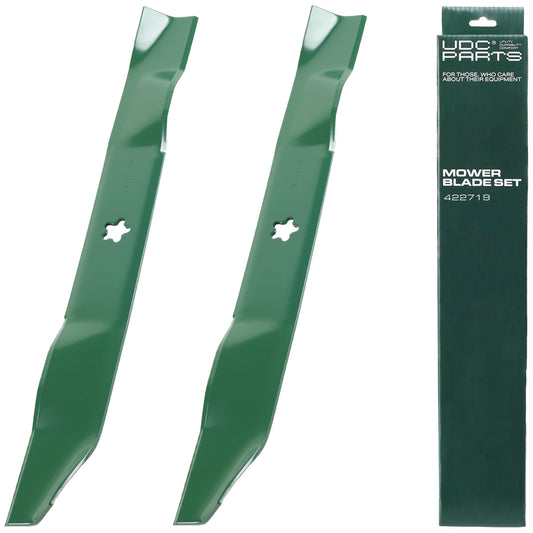 134149 Mulching Blades Replacement for Craftsman 42 Inch 532134149 Husqvarna 138971 422719 YTH18542 YTA18542 YTH1842 138971 532138971 138498 Poulan PO17542LT YTH1542XP YTH22V42 / 2 Pack OEM–Equivalent Poulan Mower Blades - 134149 Mulching Blades Replacement for Craftsman 42 Inch 532134149 Husqvarna 138971 422719 YTH18542 YTA18542 YTH1842 138971 532138971 138498 Poulan PO17542LT YTH1542XP YTH22V42 / 2 Pack