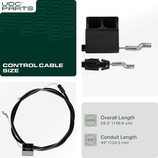 104-8677 Brake Cable Replacement for Toro Recycler 22'' 20001 20003 20005 20007 20008 20009 20012 20016 20019 20069 20071 20072 20094 Lawn Mowers 20636 20990 20995 Lawn-Boy 10662 10682 10780 104-8677 Brake Cable Replacement for Toro Recycler 22'' 20001 20003 20005 20007 20008 20009 20012 20016 20019 20069 20071 20072 20094 Lawn Mowers 20636 20990 20995 Lawn-Boy 10662 10682 10780