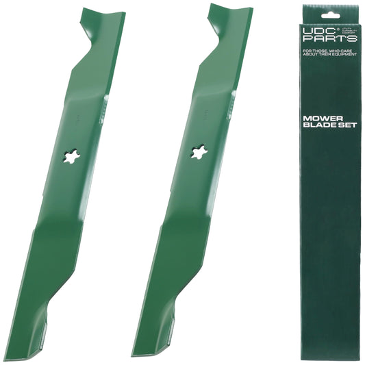 532405380 Lawn Mower Blades Replacement for Husqvarna 46 Inch YTH22V46 Z246 YT46LS YTH20K46 YTH21K46 YTH22K46 YTA22V46 RZ4623 Craftsman CMXGZAM110147 594892801 Ariens / Medium Lift 2 Pack Ariens Aftermarket Parts - 532405380 Lawn Mower Blades Replacement for Husqvarna 46 Inch YTH22V46 Z246 YT46LS YTH20K46 YTH21K46 YTH22K46 YTA22V46 RZ4623 Craftsman CMXGZAM110147 594892801 Ariens / Medium Lift 2 Pack