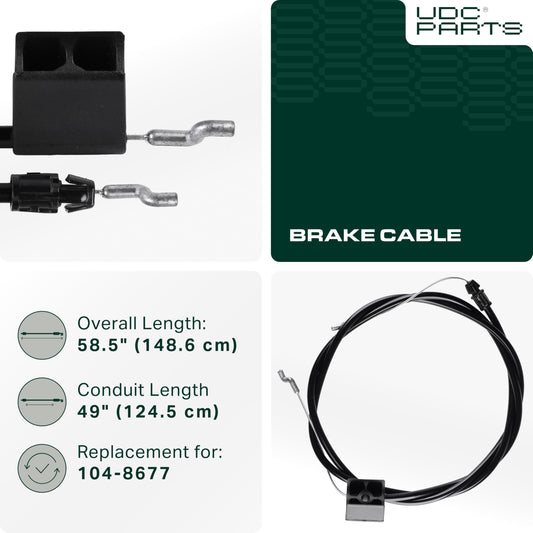 104-8677 Brake Cable Replacement for Toro Recycler 22'' 20001 20003 20005 20007 20008 20009 20012 20016 20019 20069 20071 20072 20094 Lawn Mowers 20636 20990 20995 Lawn-Boy 10662 10682 10780 104-8677 Brake Cable Replacement for Toro Recycler 22'' 20001 20003 20005 20007 20008 20009 20012 20016 20019 20069 20071 20072 20094 Lawn Mowers 20636 20990 20995 Lawn-Boy 10662 10682 10780