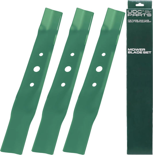UDC Parts GX20250 Mower Blades Replacement for John Deere 48 Inch GY20568 GX20819 L120 L130 Scotts L2048 L2548 / 3 Pack High Lift Aftermarket Scotts Lawn Mower Parts - UDC Parts GX20250 Mower Blades Replacement for John Deere 48 Inch GY20568 GX20819 L120 L130 Scotts L2048 L2548 / 3 Pack High Lift