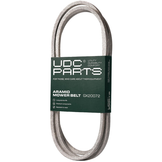GX20072, UC32283 Mower Deck Belt Replacement for John Deere D130, D105, L100 & More | 42-in Deck | Aramid Cord Mower Belts - GX20072, UC32283 Mower Deck Belt Replacement for John Deere D130, D105, L100 & More | 42-in Deck | Aramid Cord