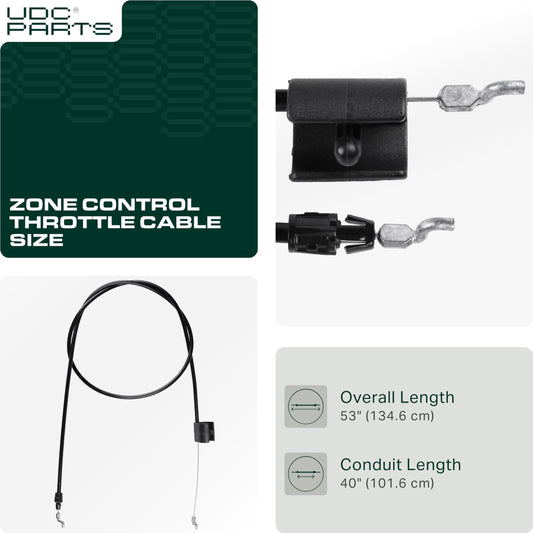 746-1130 946-1130 Control Cable Replacement for MTD Troy Bilt Cub Cadet Yard Machines Yard-Man Bolens White Outdoor 11A-426A711 11A-436M011 11A-542Q711 12AV565Q711 SC100 SC300 11A-436A711 Aftermarket White Outdoor Lawn Mower Parts - 746-1130 946-1130 Control Cable Replacement for MTD Troy Bilt Cub Cadet Yard Machines Yard-Man Bolens White Outdoor 11A-426A711 11A-436M011 11A-542Q711 12AV565Q711 SC100 SC300 11A-436A711