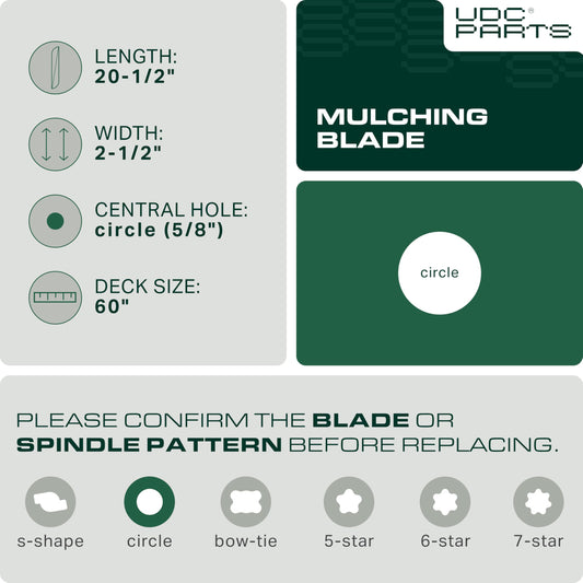 60 Inch Mower Blades Replacement for Bad Boy Exmark Hustler Gravely Toro Dixie Chopper Ariens 038-2007-00 038-6050-00 038-6002-00 30227-60 30227-60V 103-0301-S / High Lift Mulching 3 Pack 60 Inch Mower Blades Replacement for Bad Boy Exmark Hustler Gravely Toro Dixie Chopper Ariens 038-2007-00 038-6050-00 038-6002-00 30227-60 30227-60V 103-0301-S / High Lift Mulching 3 Pack