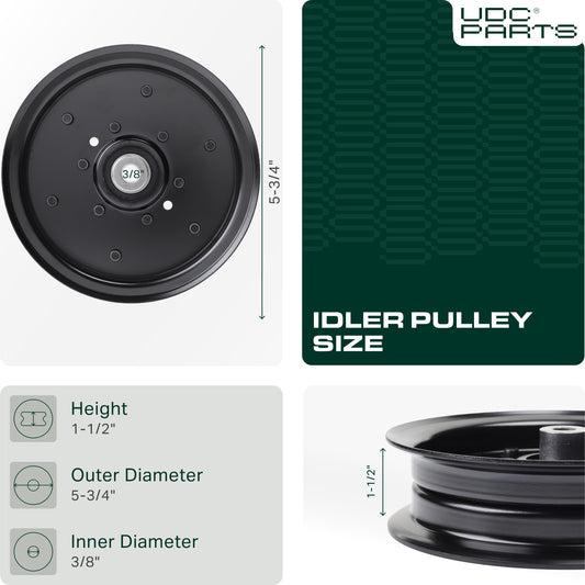 UDC Parts 756-04511B Idler Pulley / 42 46 50 54 decks / for Cub Cadet MTD Troy Bilt Craftsman 756-04511 756-04511A RZT 42 46 50 54 RZT-L ZT1  UDC Parts 756-04511B Idler Pulley / 42 46 50 54 decks / for Cub Cadet MTD Troy Bilt Craftsman 756-04511 756-04511A RZT 42 46 50 54 RZT-L ZT1