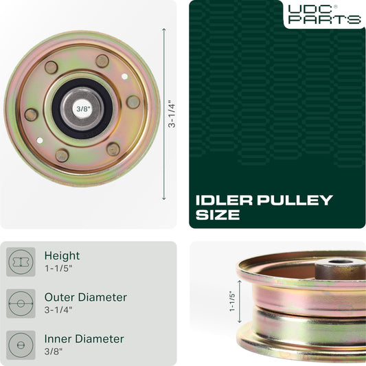 756-04224 Idler Pulley Replacement for MTD Cub Cadet 756-0981A 756-0981 756-0981B 956-0981 GT2150 GT5024 GT5025 756-04224 Idler Pulley Replacement for MTD Cub Cadet 756-0981A 756-0981 756-0981B 956-0981 GT2150 GT5024 GT5025