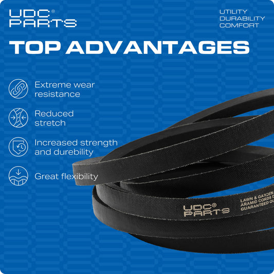 954-0367 754-0367 Snow Thrower Auger Belt for MTD Cub Cadet OEM-754-0367 Troy Bilt Storm 2620 Craftsman Yard Machines Huskee 2705611 Snowblower / Aramid Cord / 34.4 inches Aftermarket MTD Snowblower Parts - 954-0367 754-0367 Snow Thrower Auger Belt for MTD Cub Cadet OEM-754-0367 Troy Bilt Storm 2620 Craftsman Yard Machines Huskee 2705611 Snowblower / Aramid Cord / 34.4 inches