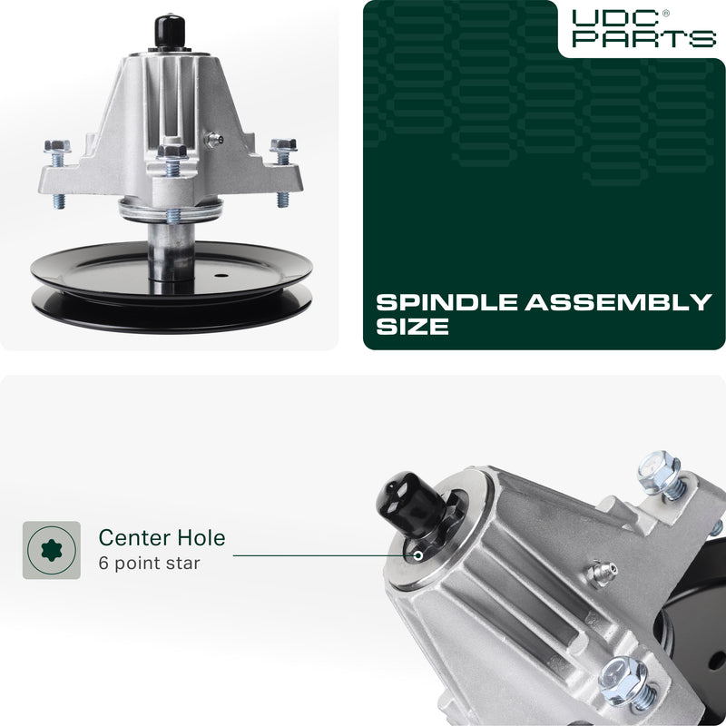 UDC Parts 918-06977A Spindle Assembly / 46 inch deck / for MTD 490-130-C014 618-06977A 618-06977 Cub Cadet LT46 LX46 Craftsman 20442 Pro Lawn Tractor Craftsman Aftermarket Parts -  UDC Parts 918-06977A Spindle Assembly / 46 inch deck / for MTD 490-130-C014 618-06977A 618-06977 Cub Cadet LT46 LX46 Craftsman 20442 Pro Lawn Tractor