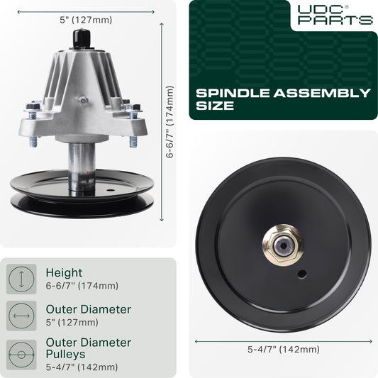 UDC Parts 918-06991 Spindle Assembly / 42 inch deck/for MTD Cub Cadet 618-06991 T1000 T1200 T1400 T1800 Products -  UDC Parts 918-06991 Spindle Assembly / 42 inch deck/for MTD Cub Cadet 618-06991 T1000 T1200 T1400 T1800