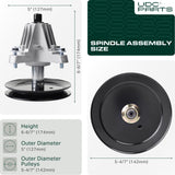 UDC Parts 918-06991 Spindle Assembly / 42 inch deck/for MTD Cub Cadet 618-06991 T1000 T1200 T1400 T1800 Products -  UDC Parts 918-06991 Spindle Assembly / 42 inch deck/for MTD Cub Cadet 618-06991 T1000 T1200 T1400 T1800