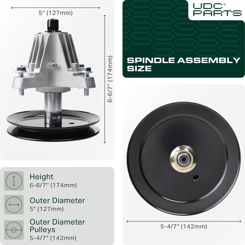 UDC Parts 918-06991 Spindle Assembly / 42 inch deck/for MTD Cub Cadet 618-06991 T1000 T1200 T1400 T1800 Products -  UDC Parts 918-06991 Spindle Assembly / 42 inch deck/for MTD Cub Cadet 618-06991 T1000 T1200 T1400 T1800