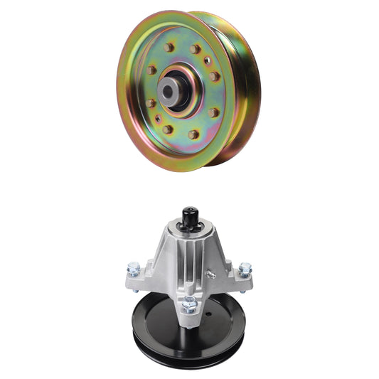 UDC Parts Mower Kit / Pulley 956-04129 + Spindle 918-06991 / Fits Yard-Man LT-42 MOWER PARTS - UDC Parts Mower Kit / Pulley 956-04129 + Spindle 918-06991 / Fits Yard-Man LT-42
