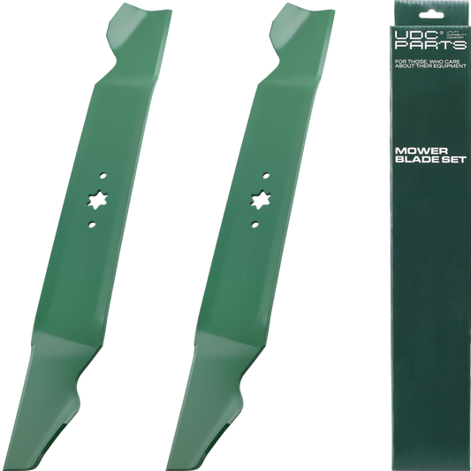 UDC Parts 942-04244A Mulching Mower Blades 6 Point Star for Cub Cadet 46 Inch XT1 LT46 LTX 1045 LTX1046 RZT-L46 XT2 942-04290 942-04290A Craftsman T140 T240 942-04244 Troy Bilt MTD 742-04290 / 2 Pack Craftsman Aftermarket Parts -  UDC Parts 942-04244A Mulching Mower Blades 6 Point Star for Cub Cadet 46 Inch XT1 LT46 LTX 1045 LTX1046 RZT-L46 XT2 942-04290 942-04290A Craftsman T140 T240 942-04244 Troy Bilt MTD 742-04290 / 2 Pack
