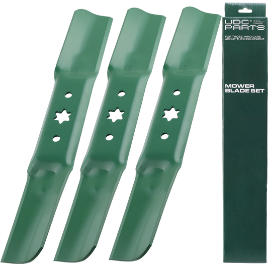 UDC Parts 942-05052A Mower Blades 6 Point Star for Cub Cadet 50 Inch XT1 LT50 RZT50 GT50 XT2 Ultima ZT1 ZT2 L50 LX50 S50 Troy Bilt Mustang XP Craftsman Z550 T260 742-05052A/Medium Lift Mulching 3 Pack Troy-Bilt Aftermarket Parts -  UDC Parts 942-05052A Mower Blades 6 Point Star for Cub Cadet 50 Inch XT1 LT50 RZT50 GT50 XT2 Ultima ZT1 ZT2 L50 LX50 S50 Troy Bilt Mustang XP Craftsman Z550 T260 742-05052A/Medium Lift Mulching 3 Pack