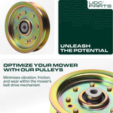 UDC Parts 956-04129 Idler Pulley / 42 46 48 50 54 inch deck / for Cub Cadet MTD 956-04129C 756-04129B 756-04129C 753-08171 756-04129C  UDC Parts 956-04129 Idler Pulley / 42 46 48 50 54 inch deck / for Cub Cadet MTD 956-04129C 756-04129B 756-04129C 753-08171 756-04129C