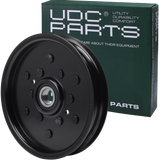 UDC Parts AM121602 Idler Pulley / 48 inch Deck / for John Deere AM106627 AUC16698 LT133 LT160 F725 X320 GT235 LT155 GT225 Scotts Z445 Z425  UDC Parts AM121602 Idler Pulley / 48 inch Deck / for John Deere AM106627 AUC16698 LT133 LT160 F725 X320 GT235 LT155 GT225 Scotts Z445 Z425