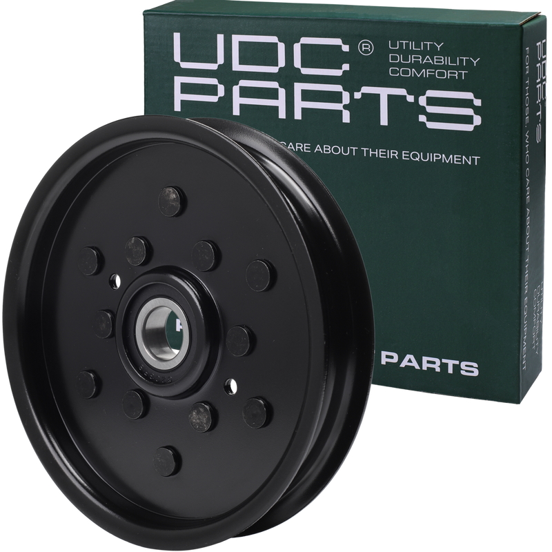 UDC Parts AM121602 Idler Pulley / 48 inch Deck / for John Deere AM106627 AUC16698 LT133 LT160 F725 X320 GT235 LT155 GT225 Scotts Z445 Z425  UDC Parts AM121602 Idler Pulley / 48 inch Deck / for John Deere AM106627 AUC16698 LT133 LT160 F725 X320 GT235 LT155 GT225 Scotts Z445 Z425