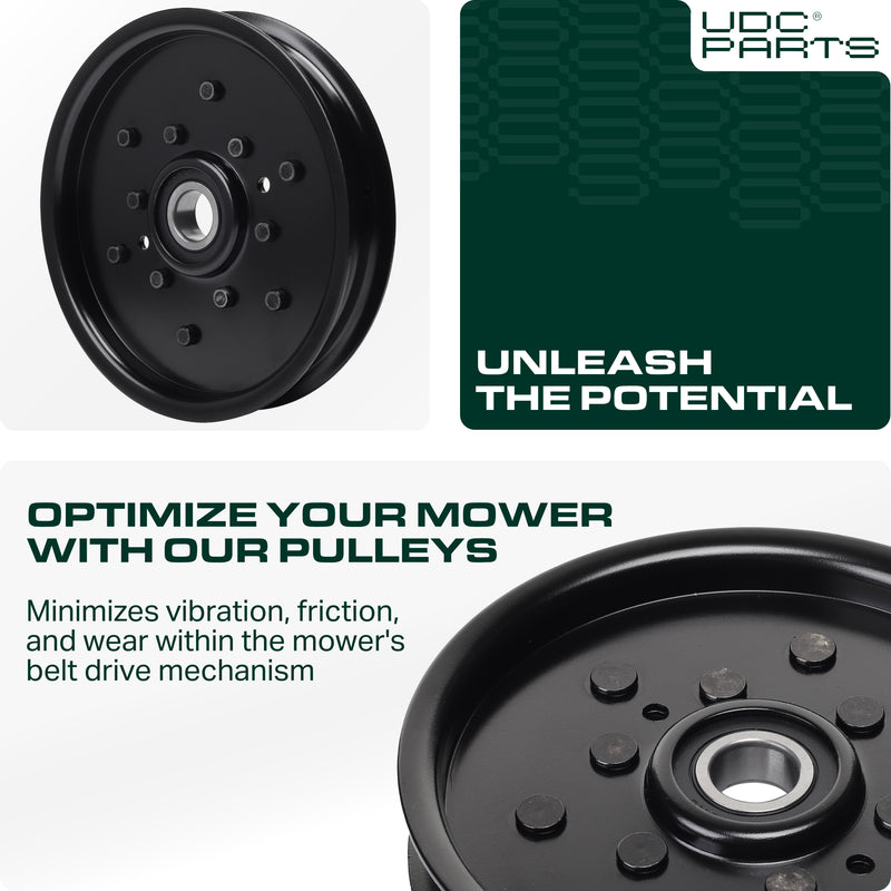 UDC Parts AM121602 Idler Pulley / 48 inch Deck / for John Deere AM106627 AUC16698 LT133 LT160 F725 X320 GT235 LT155 GT225 Scotts Z445 Z425  UDC Parts AM121602 Idler Pulley / 48 inch Deck / for John Deere AM106627 AUC16698 LT133 LT160 F725 X320 GT235 LT155 GT225 Scotts Z445 Z425