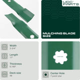 UDC Parts GY20852 Mower Blades for John Deere 48 Inch GX21784 D140 Z355E E140 S140 LA145 S170 D160 E170 E160 LA130 S160 LA140 Z245 AM137757 AM141035 GX21786 D150 D155 E150 LA155 / High Lift / 3 Pack MOWER PARTS -  UDC Parts GY20852 Mower Blades for John Deere 48 Inch GX21784 D140 Z355E E140 S140 LA145 S170 D160 E170 E160 LA130 S160 LA140 Z245 AM137757 AM141035 GX21786 D150 D155 E150 LA155 / High Lift / 3 Pack