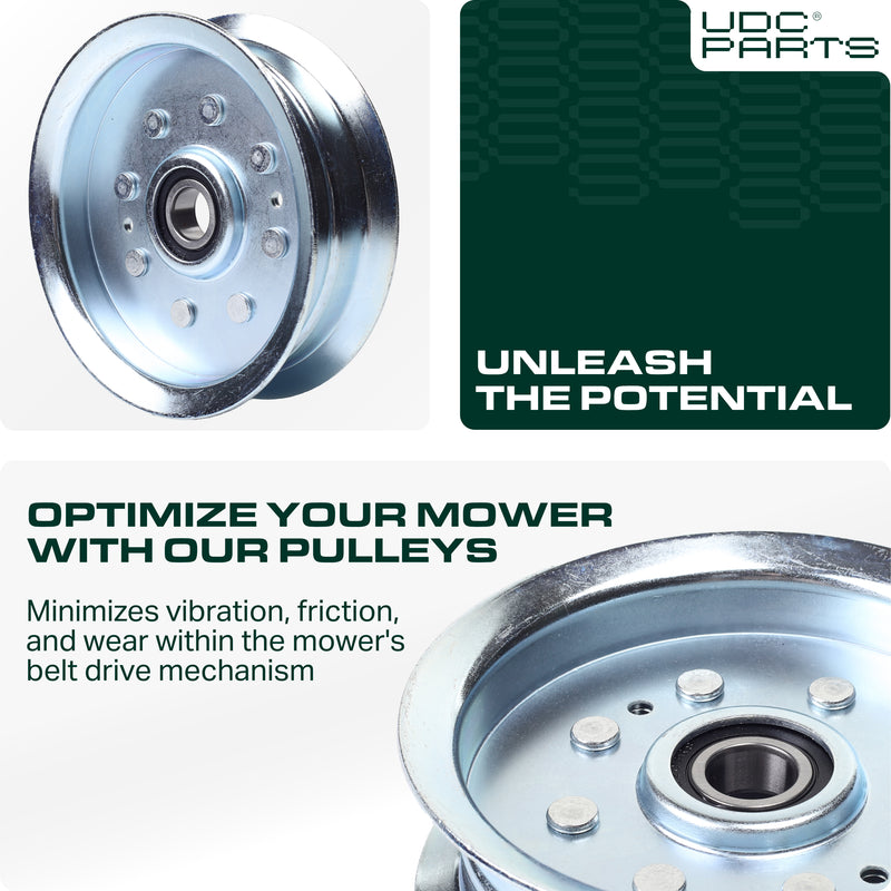 UDC Parts GY20629 Idler Pulley / 42 48 inch deck / for John Deere GY20110 GY20639 Sabre 14542GS 1642HS 1742HS  UDC Parts GY20629 Idler Pulley / 42 48 inch deck / for John Deere GY20110 GY20639 Sabre 14542GS 1642HS 1742HS