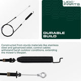 UDC Parts GY21641 Control Cable for John Deere GY21287 GY22387 D105 D110 D120 D125 D130 X105 X125 X140 L100 L 105 L110 S100 S120 Lawn Tractors  UDC Parts GY21641 Control Cable for John Deere GY21287 GY22387 D105 D110 D120 D125 D130 X105 X125 X140 L100 L 105 L110 S100 S120 Lawn Tractors