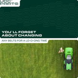 UDC Parts Mower Deck Belt 539114557 / Aramid Cord / 154.00 inches / for Husqvarna Craftsman Poulan Products -  UDC Parts Mower Deck Belt 539114557 / Aramid Cord / 154.00 inches / for Husqvarna Craftsman Poulan