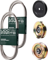 Products -  UDC Parts Mower Kit / Belt 140294 + Belt 144200 + Belt 144959 + Pulley 127783 + Pulley 129861 + Pulley 173437 / Fits Husqvarna LTH130 YTH170
