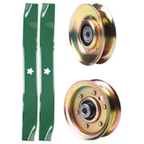 test -  UDC Parts Mower Kit / Pulley 127783 + Pulley 532173437 + 2 Pack Blades 134149 / Fits Weed Eater WET1742STA WET17H42STA WET2242STB WET2242STC WET2242STD