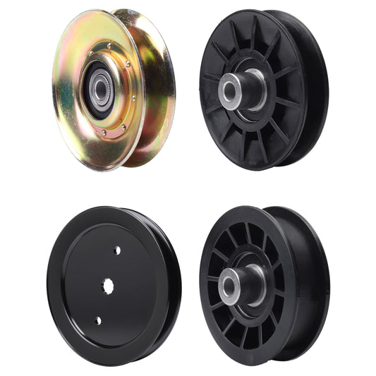 test -  UDC Parts Mower Kit / Pulley 127783 + Pulley 195945 + Pulley 532194326 + Pulley 532194327 / Fits Husqvarna CTH163T