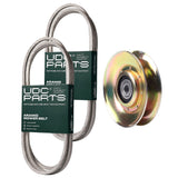 Products -  UDC Parts Mower Kit / Belt 140294 + Belt 144959 + Pulley 127783 / Fits Roper Rally AK125H42C
