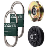  UDC Parts Mower Kit / Belt 130969 + Belt 140294 + Pulley 127783 + Pulley 532194326 / Fits Husqvarna LTH151 LTH1797