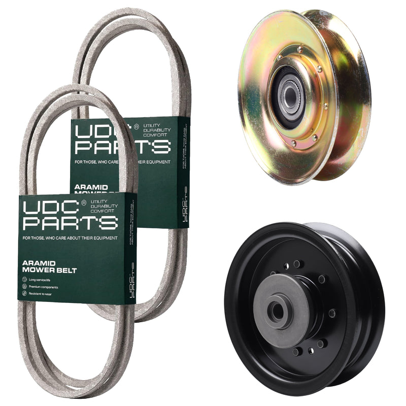 Products -  UDC Parts Mower Kit / Belt 138255 + Belt 194346 + Pulley 127783 + Pulley 532196104 / Fits Husqvarna LT1597