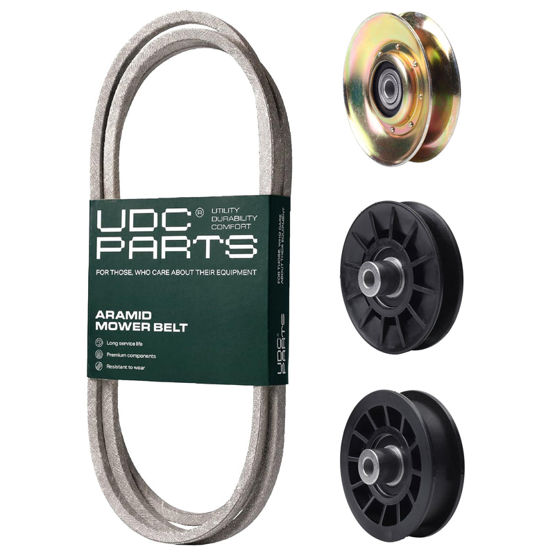 Products -  UDC Parts Mower Kit / Belt 138255 + Pulley 127783 + Pulley 532194326 + Pulley 532194327 / Fits Poulan PO14538LT