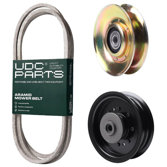 Products -  UDC Parts Mower Kit / Belt 138255 + Pulley 127783 + Pulley 532196104 / Fits Husqvarna LT1597