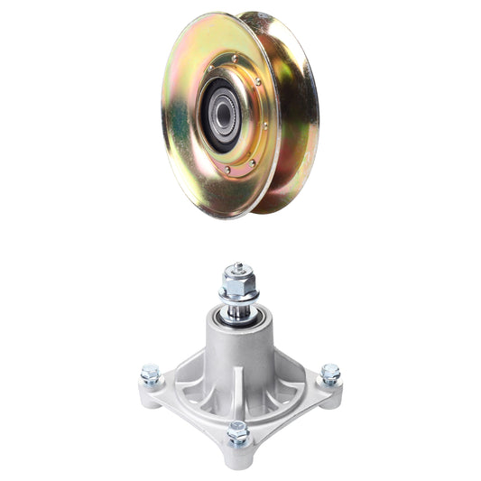 Products -  UDC Parts Mower Kit / Pulley 127783 + Spindle 532174356 / Fits Statesman SP20PH48STA SP24H48YT SP25PH48STA SP25PH48STB SP25PH48STC SPGT25H48A