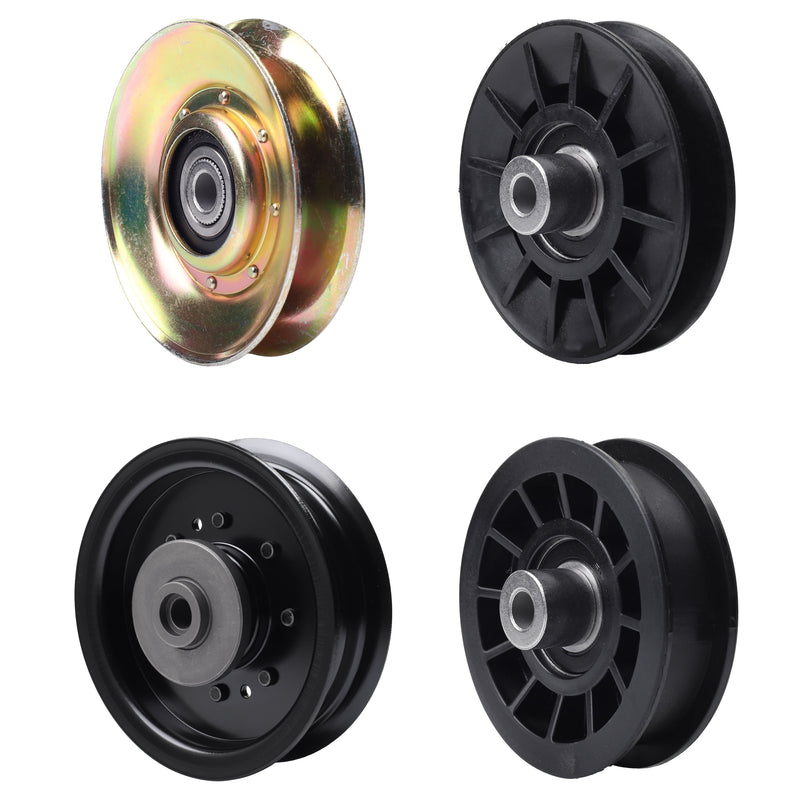 test -  UDC Parts Mower Kit / Pulley 127783 + Pulley 532194326 + Pulley 532194327 + Pulley 532196104 / Fits Husqvarna LT1597