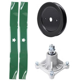 Products -  UDC Parts Mower Kit / Pulley 129861 + Spindle 532174356 + 2 Pack Blades 134149 / Fits Jonsered LT2122A2