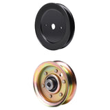  UDC Parts Mower Kit / Pulley 129861 + Pulley 173437 / Fits Husqvarna LC153 LT150 LT16542 LT18542 LTH120 LTH130 LTH1342 LTH1542 LTH18542 LTHK1342 R316T AWD Rider 15 Pro YT130 YT150 YT155 YTH130 YTH1342