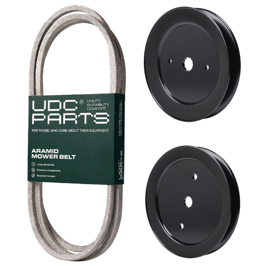 Products -  UDC Parts Mower Kit / Belt 140218 + Pulley 129861 + Pulley 195945 / Fits Poulan Pro PK20H42YT