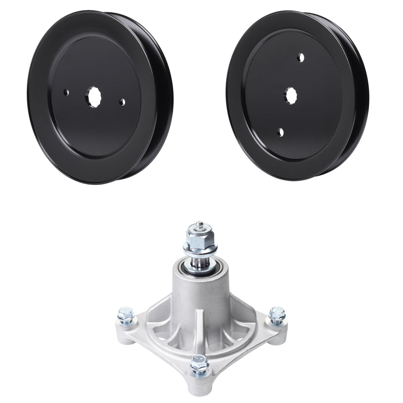 Products -  UDC Parts Mower Kit / Pulley 129861 + Pulley 195945 + Spindle 532174356 / Fits Husqvarna RZ4219 Z4218 Z4219